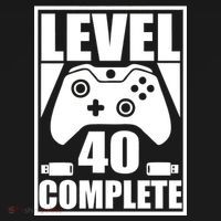Level 40 Complete Video Gamer 40th Birthday Bucket Hat thumb 4