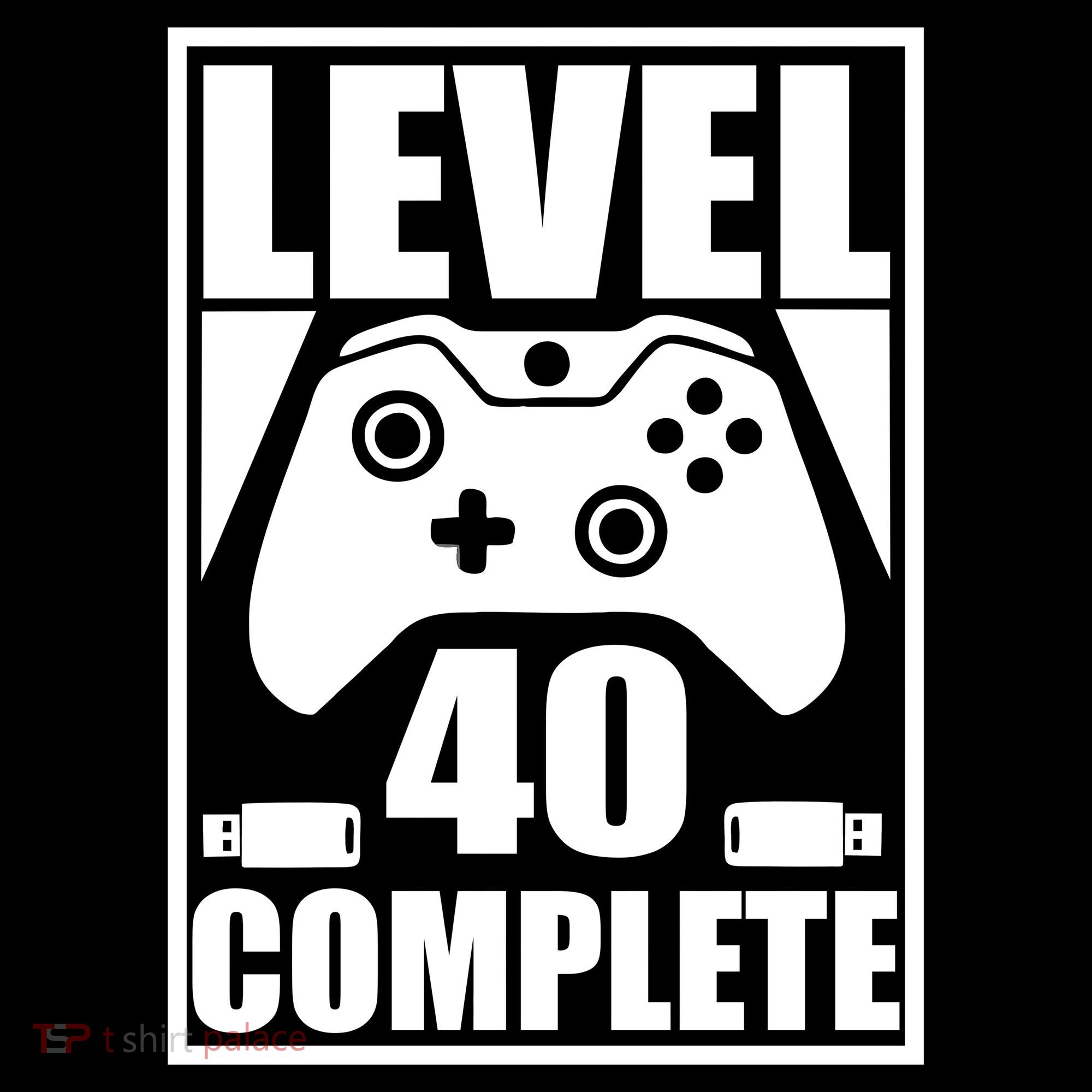 Level 40 Complete Video Gamer 40th Birthday Bucket Hat