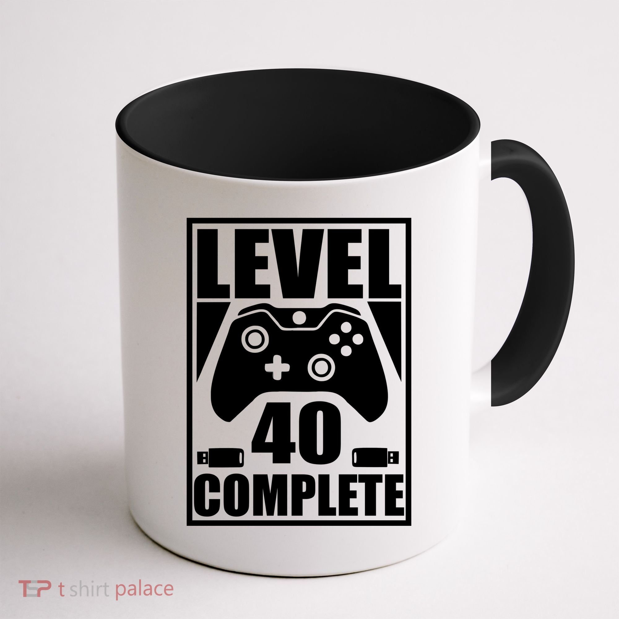Level 40 Complete Video Gamer 40th Birthday Coffee Mug
