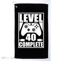 Level 40 Complete Video Gamer 40th Birthday Golf Towel thumb 0