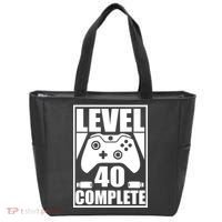 Level 40 Complete Video Gamer 40th Birthday Tote Bag thumb 0