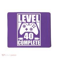 Level 40 Complete Video Gamer 40th Birthday Mousepad thumb 0