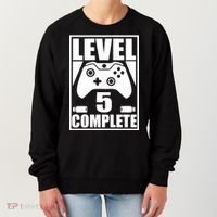 Level 5 Complete Video Gamer 5th Birthday Women's Sweatshirt thumb 0