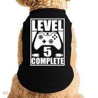 Level 5 Complete Video Gamer 5th Birthday Doggie Tank thumb 0