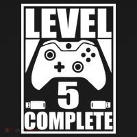 Level 5 Complete Video Gamer 5th Birthday Bucket Hat thumb 4