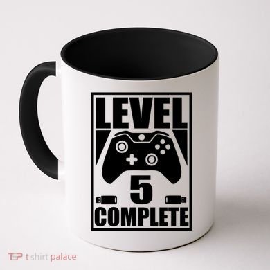 Level 5 Complete Video Gamer 5th Birthday Coffee Mug