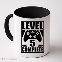 Level 5 Complete Video Gamer 5th Birthday Coffee Mug thumb 0