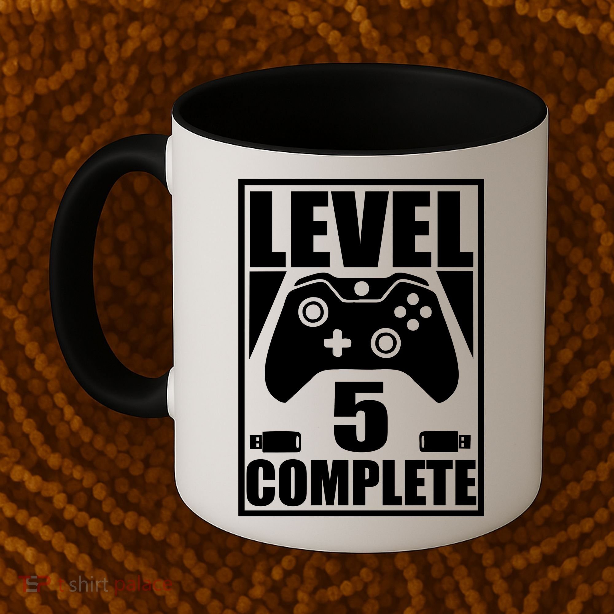 Level 5 Complete Video Gamer 5th Birthday Coffee Mug
