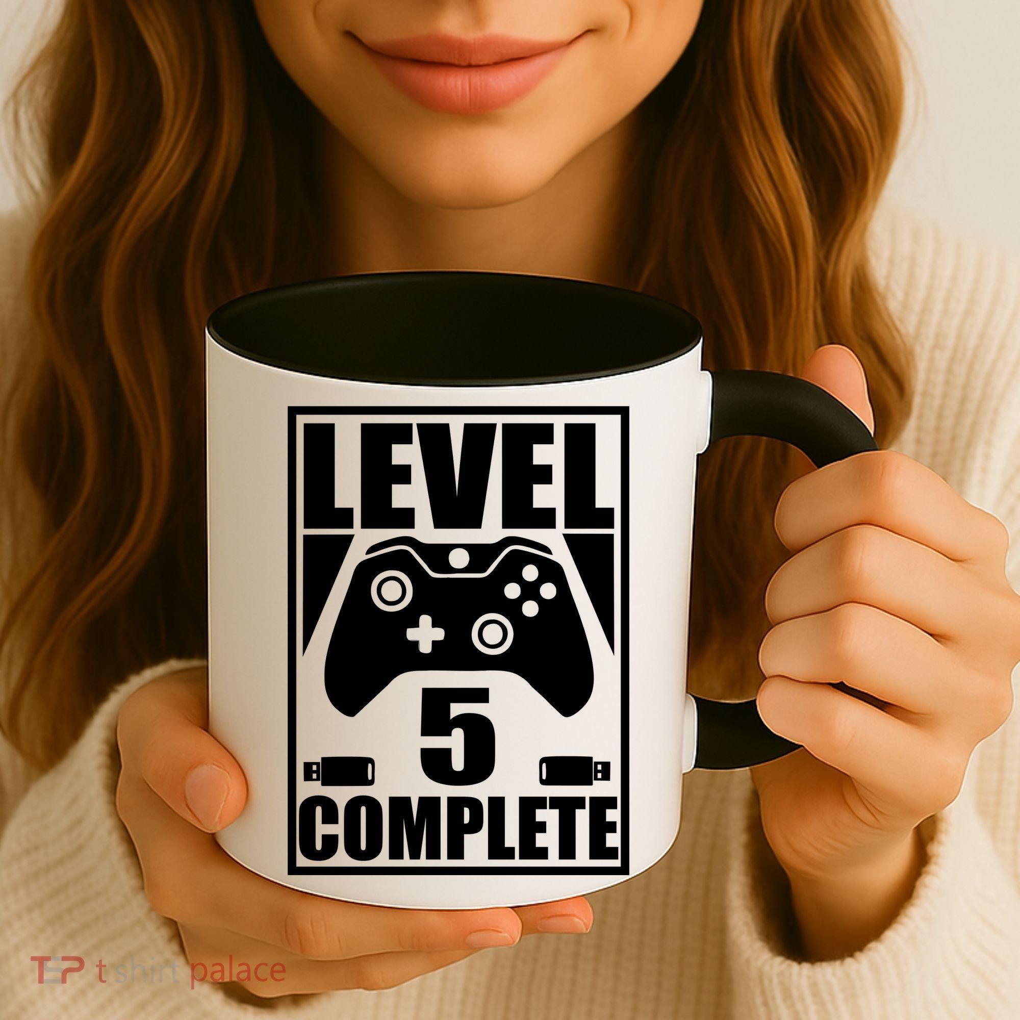 Level 5 Complete Video Gamer 5th Birthday Coffee Mug