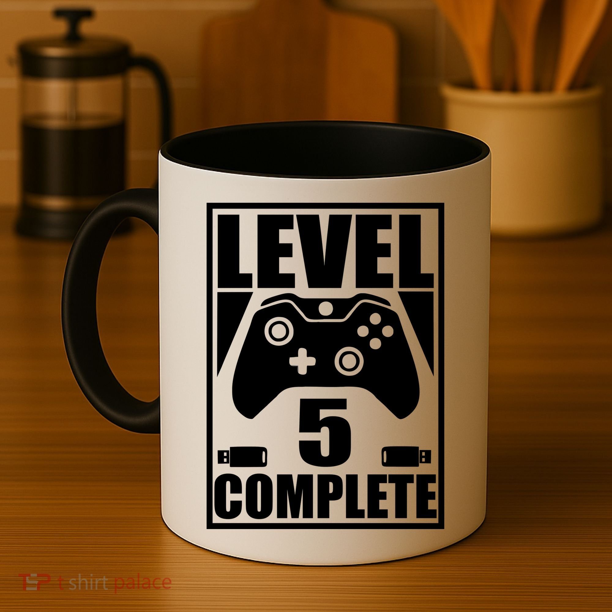 Level 5 Complete Video Gamer 5th Birthday Coffee Mug