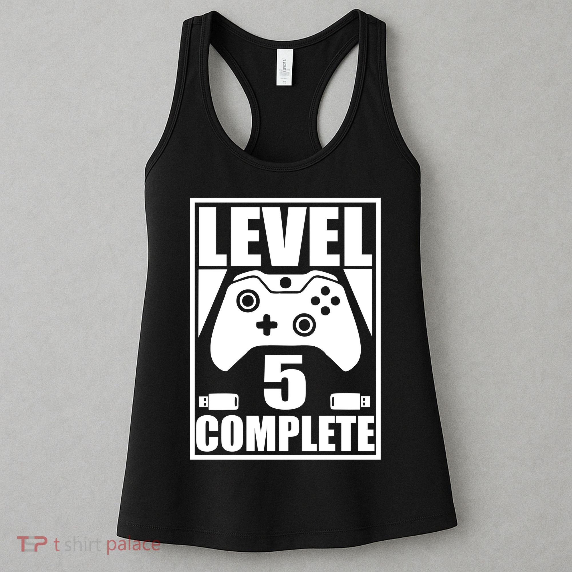 Level 5 Complete Video Gamer 5th Birthday Women's Tank Top