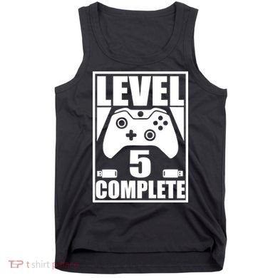 Level 5 Complete Video Gamer 5th Birthday Tank Top