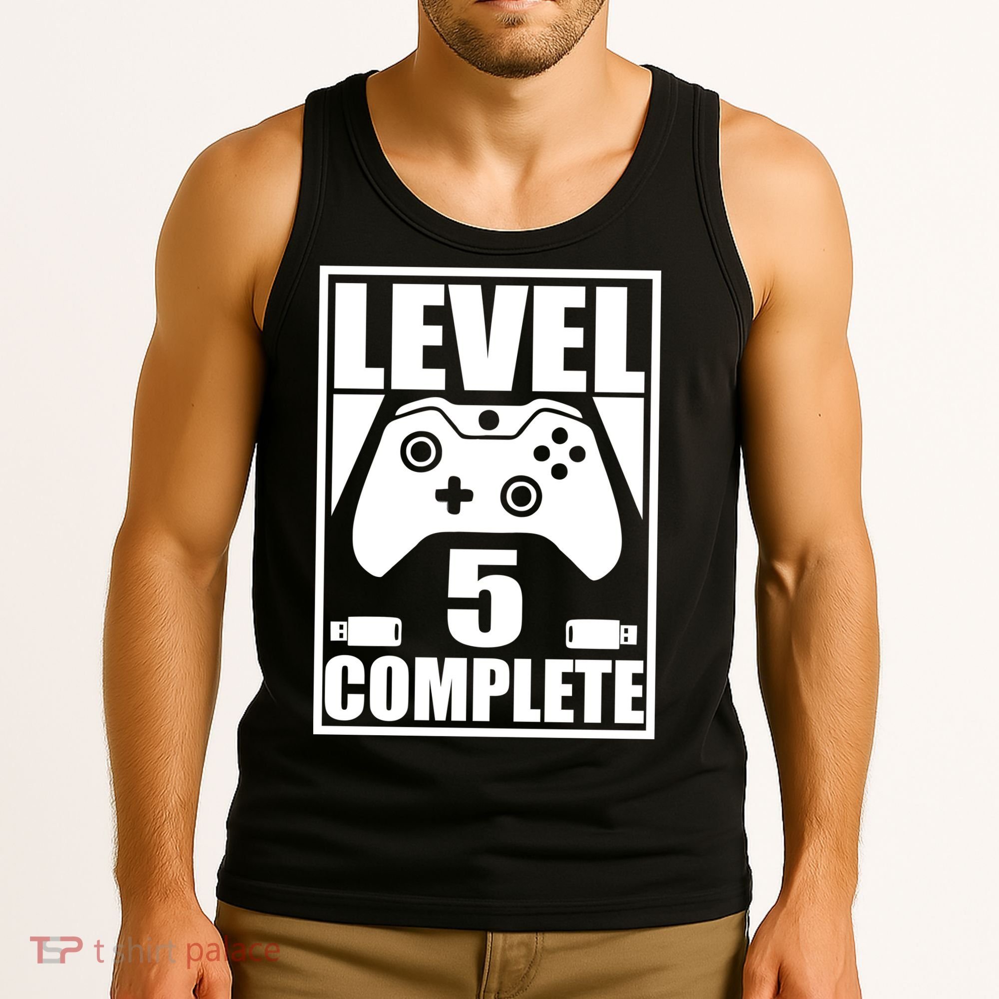 Level 5 Complete Video Gamer 5th Birthday Tank Top