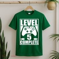 Level 5 Complete Video Gamer 5th Birthday T-Shirt thumb 2