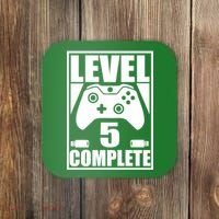 Level 5 Complete Video Gamer 5th Birthday Coaster thumb 0
