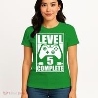 Level 5 Complete Video Gamer 5th Birthday Women's T-Shirt thumb 4