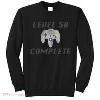 Level 50 Complete 50th Birthday Sweatshirt thumb 0