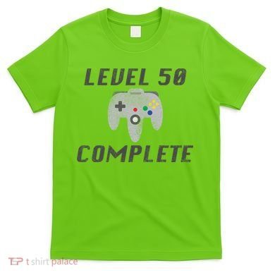 Level 50 Complete 50th Birthday T-Shirt