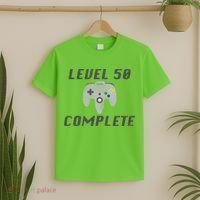 Level 50 Complete 50th Birthday T-Shirt thumb 2