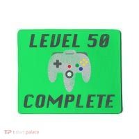 Level 50 Complete 50th Birthday Mousepad thumb 0
