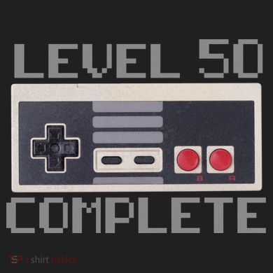Level 50 Complete Retro Gamer 50th Birthday 11oz C Handle Ceramic Mug