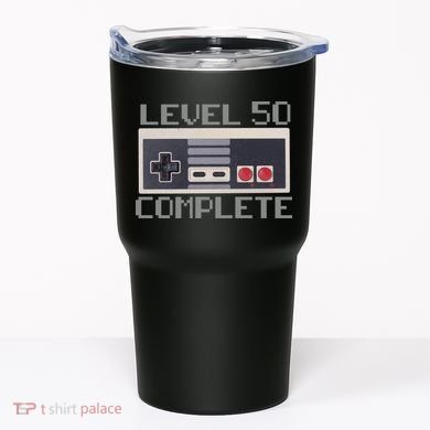 Level 50 Complete Retro Gamer 50th Birthday Tumbler