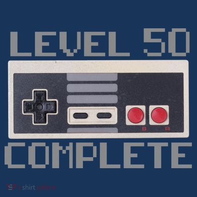 Level 50 Complete Retro Gamer 50th Birthday Mousepad
