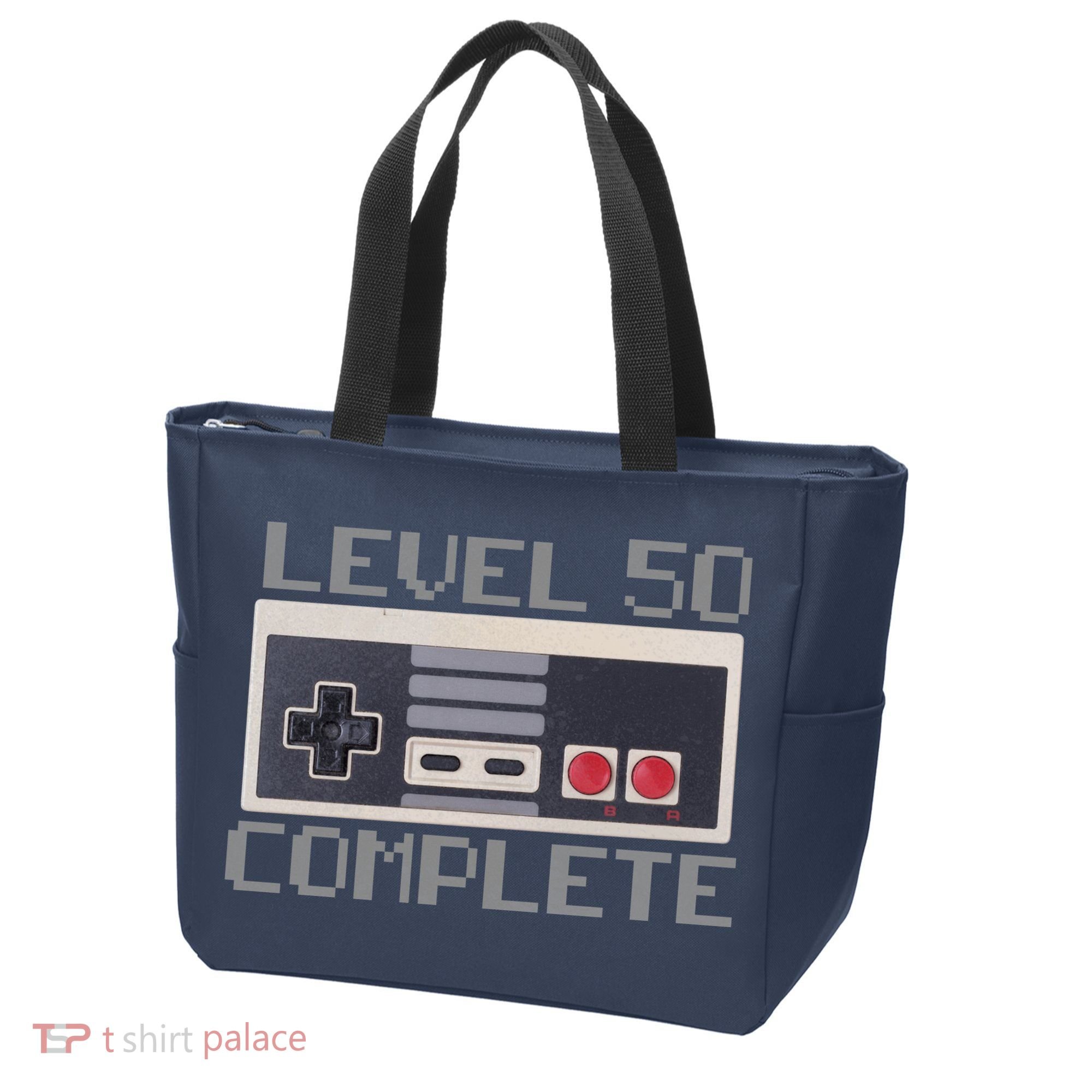 Level 50 Complete Retro Gamer 50th Birthday Tote Bag