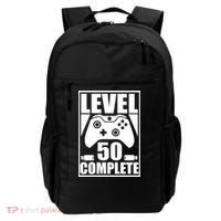 Level 50 Complete Video Gamer 50th Birthday Backpack thumb 0