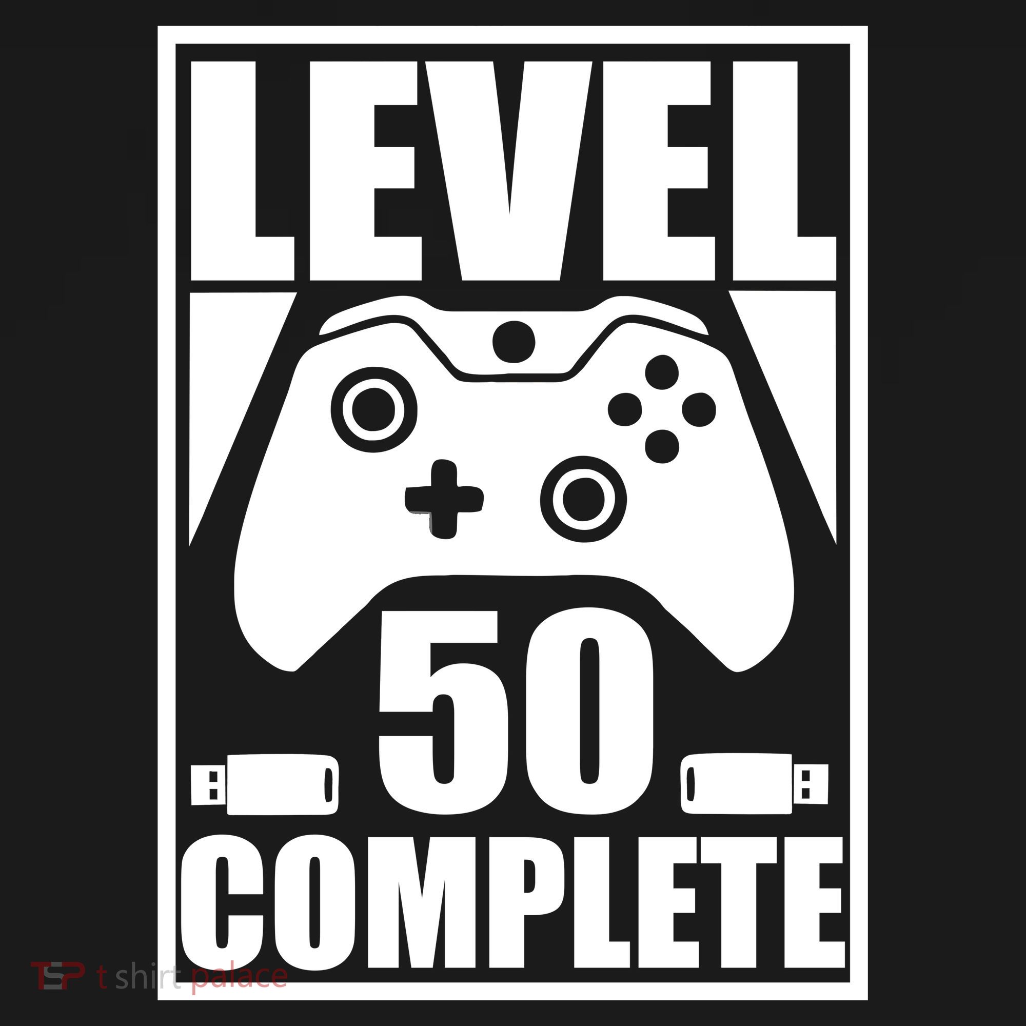 Level 50 Complete Video Gamer 50th Birthday Backpack