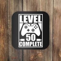 Level 50 Complete Video Gamer 50th Birthday Coaster thumb 0
