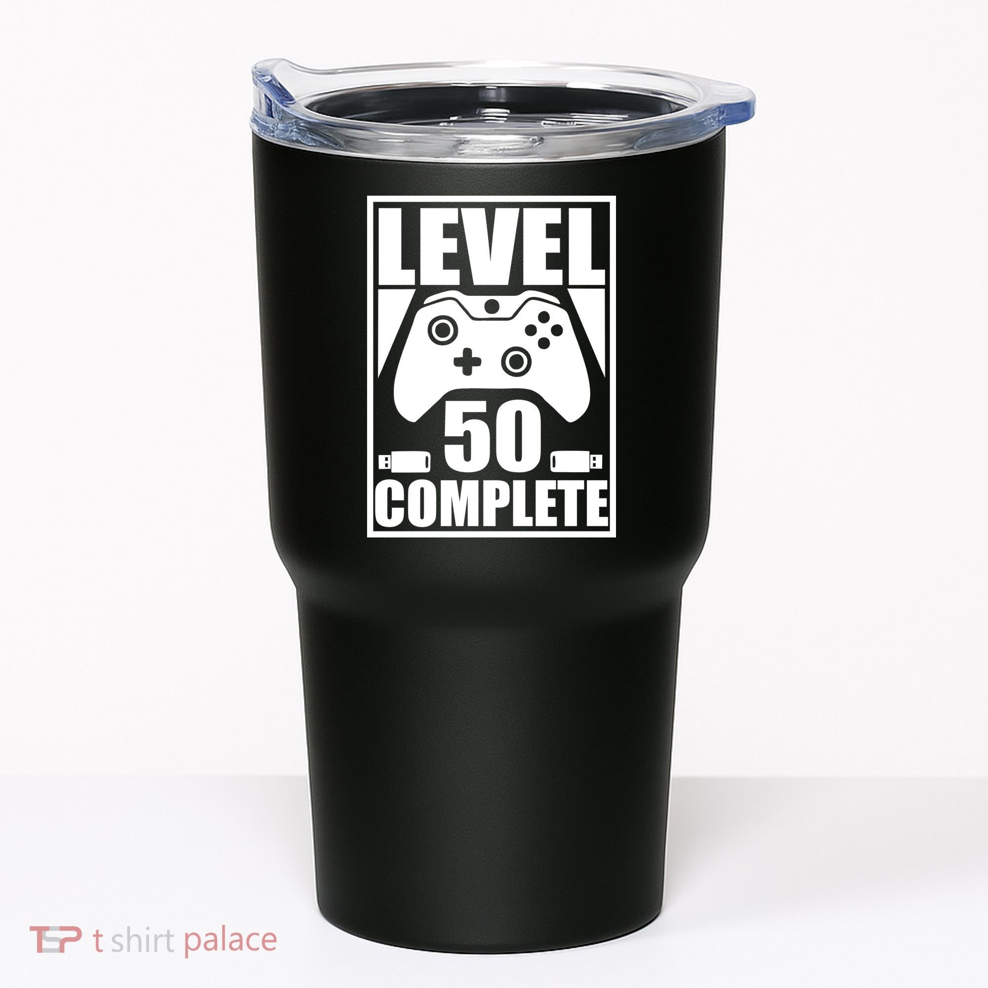 Level 50 Complete Video Gamer 50th Birthday Tumbler