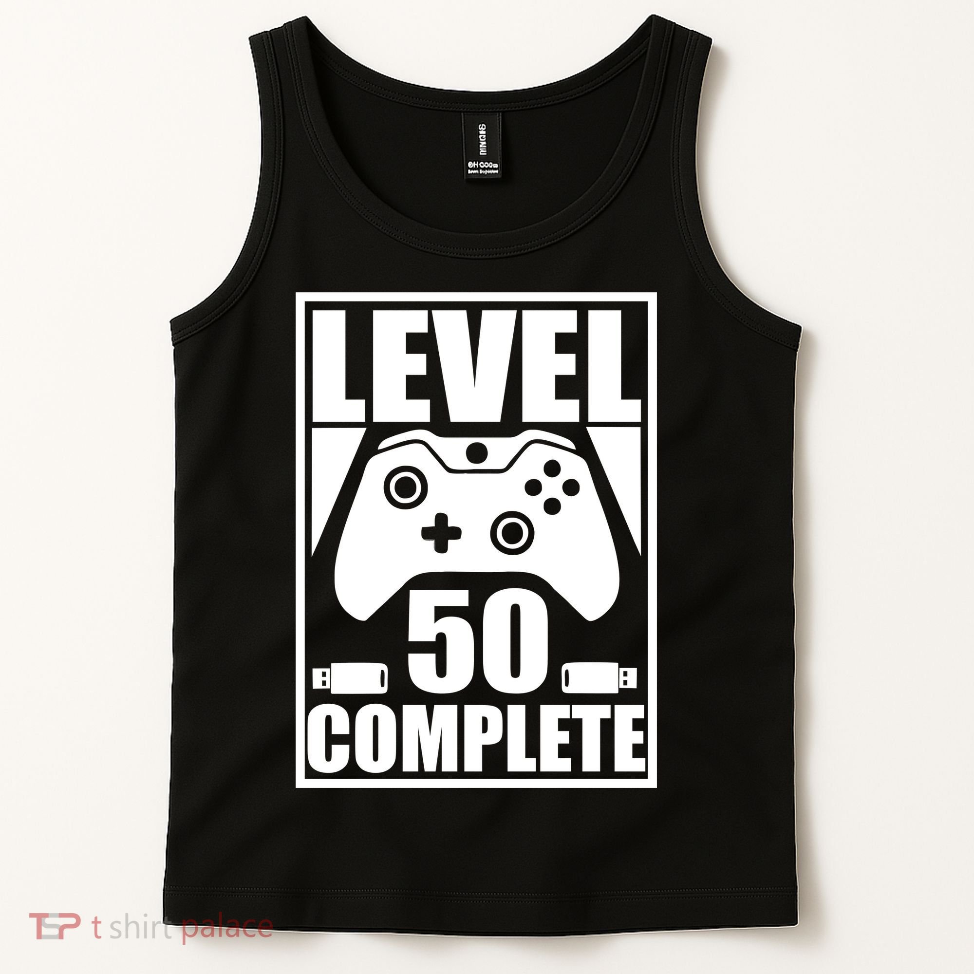 Level 50 Complete Video Gamer 50th Birthday Tank Top