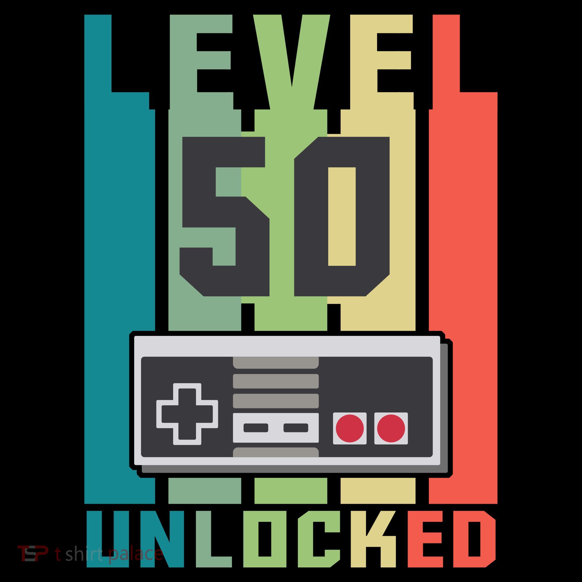 Level 50 Unlocked Funny Retro Gamer Birthday Coffee Mug