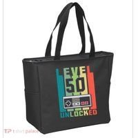 Level 50 Unlocked Funny Retro Gamer Birthday Tote Bag thumb 2