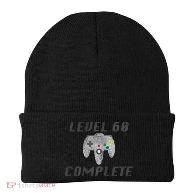 Level 60 Complete 60th Birthday Beanie