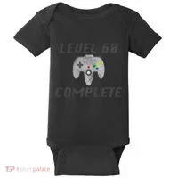 Level 60 Complete 60th Birthday Baby Bodysuit thumb 0
