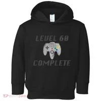 Level 60 Complete 60th Birthday Toddler Hoodie thumb 0