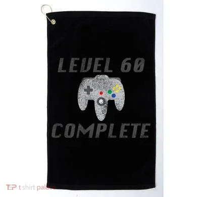 Level 60 Complete 60th Birthday Golf Towel