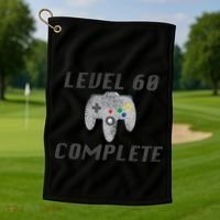 Level 60 Complete 60th Birthday Golf Towel thumb 1
