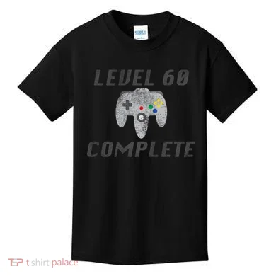 Level 60 Complete 60th Birthday Kids T-Shirt