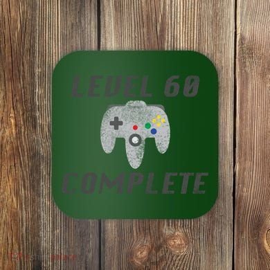 Level 60 Complete 60th Birthday Coaster