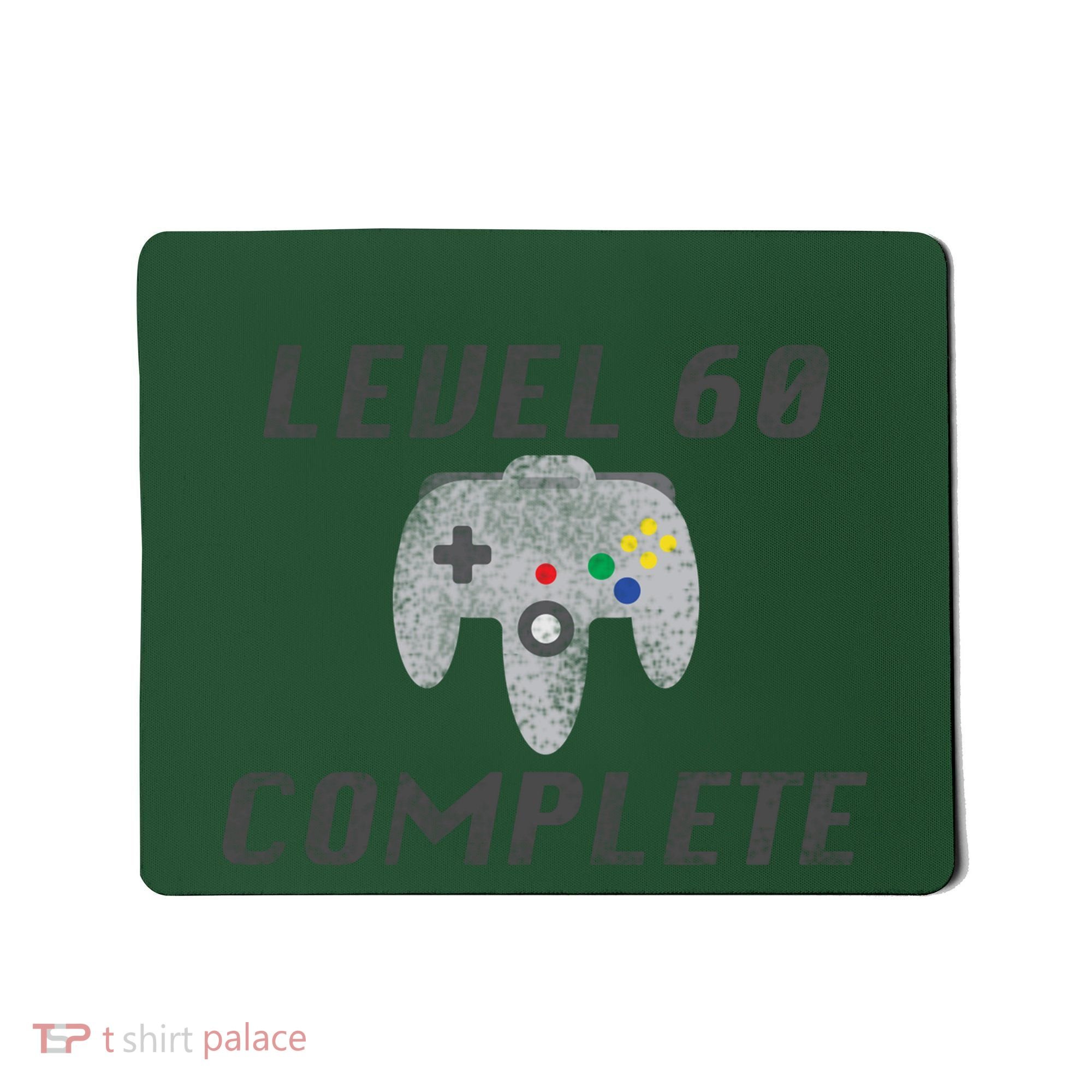 Level 60 Complete 60th Birthday Mousepad