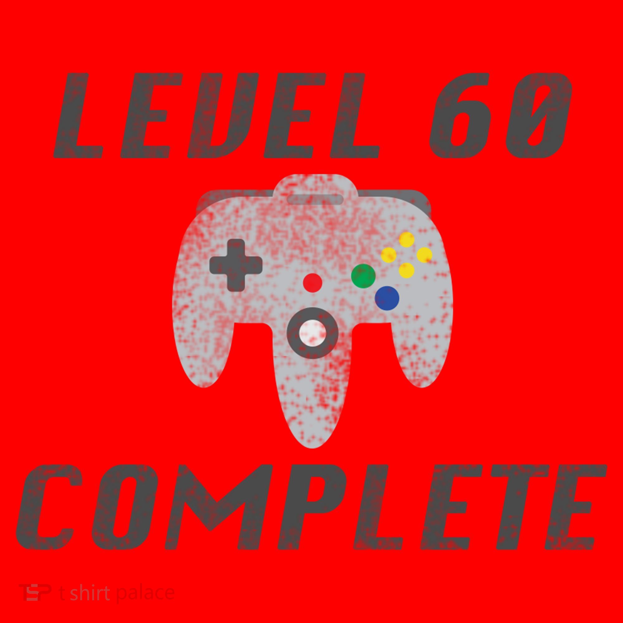 Level 60 Complete 60th Birthday Santa Hat