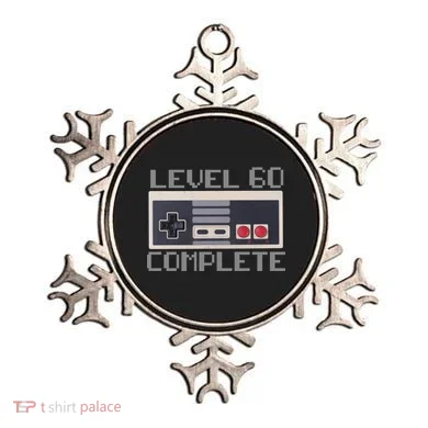 Level 60 Complete Retro Gamer 60th Birthday Ornament