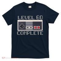 Level 60 Complete Retro Gamer 60th Birthday T-Shirt thumb 0