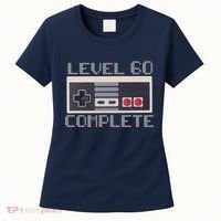 Level 60 Complete Retro Gamer 60th Birthday Women's T-Shirt thumb 0