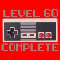 Level 60 Complete Retro Gamer 60th Birthday Santa Hat thumb 1
