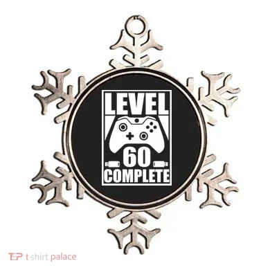 Level 60 Complete Video Gamer 60th Birthday Ornament