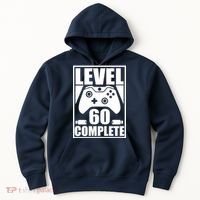 Level 60 Complete Video Gamer 60th Birthday Hoodie thumb 0